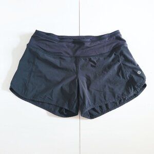 Lululemon Black Running Athletic Shorts - Size 6
